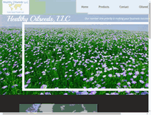 Tablet Screenshot of healthyoilseeds.com